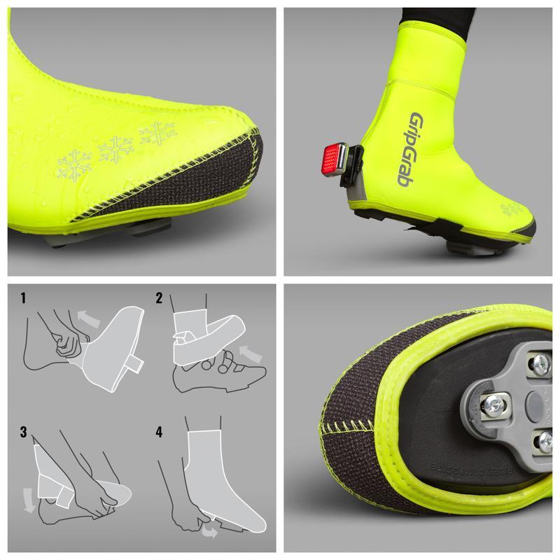 GripGrab Arctic Waterproof Deep Winter Hi-Vis Überschuhe