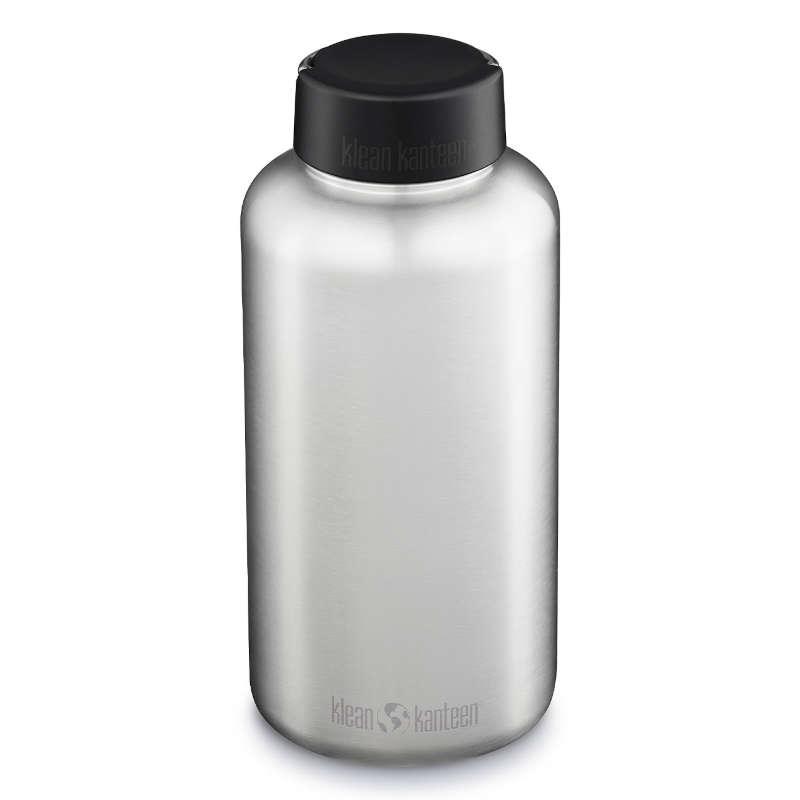 Klean Kanteen Edelstahl Trinkflasche Wide 1900ml Wide Loop Cap