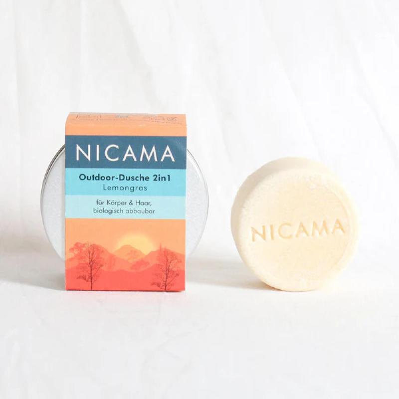 NICAMA Outdoor-Dusche 2in1
