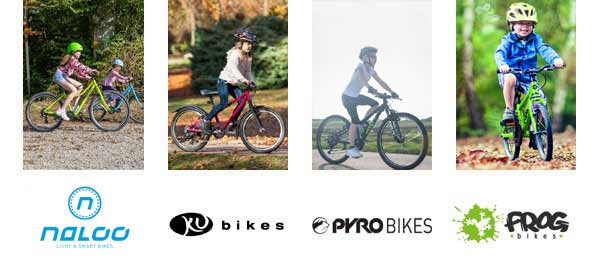 leichte Kinderräder von Pyro, Kubikes, Frogbikes und Naloo