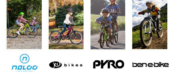 leichte Kinderräder von Pyro, Kubikes, Ben-e-Bikes und Naloo